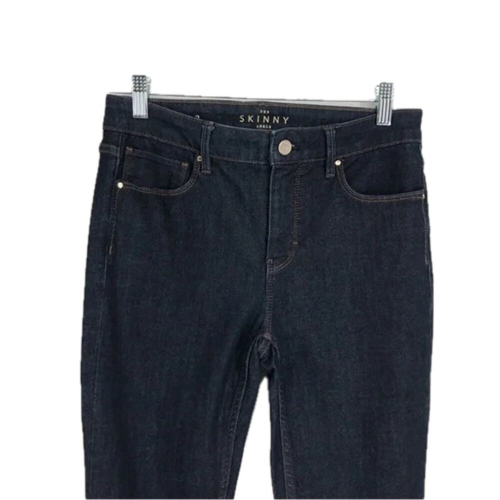 WHBM High-Rise Dark Rinse Sculpt Skinny Ankle Jeans Size 0 Short NWOT👖✨👖 - Picture 11 of 16